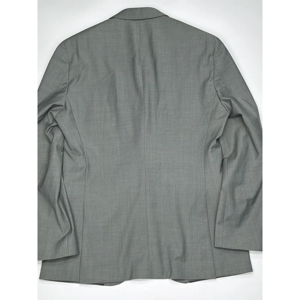 HUGO BOSS Men's Grey Wool Blend Two Button Blazer Sport Coat Size 36R‎